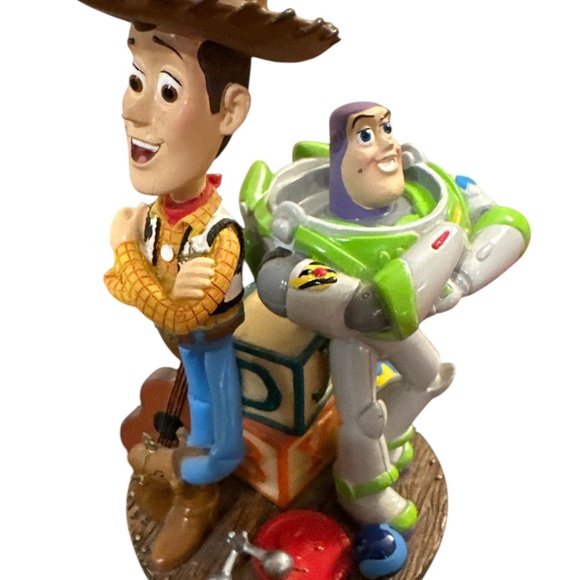Disney Other - Vintage Toy Story Woody and Buzz Lightyear Bobblehead Figurine